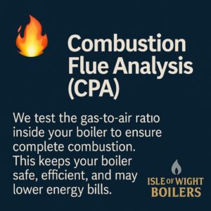 Isle of Wight Boilers - Combustion Flu Analysis