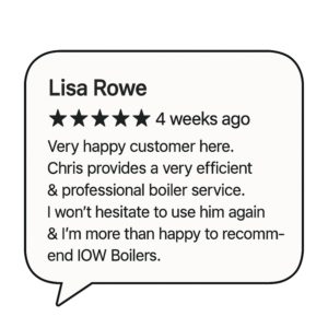 Isle of Wight Boilers - Lisa Rowe Review