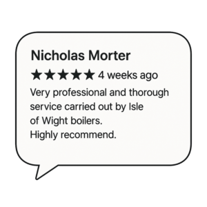 Isle of Wight Boilers - Nicholas Mortar Review